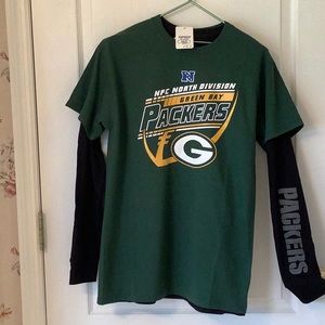 NFL Green Bay Packers layered TeeShirts